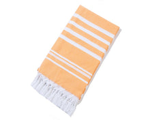 Load image into Gallery viewer, Striped Cotton Turkish Sports Bath Towel

